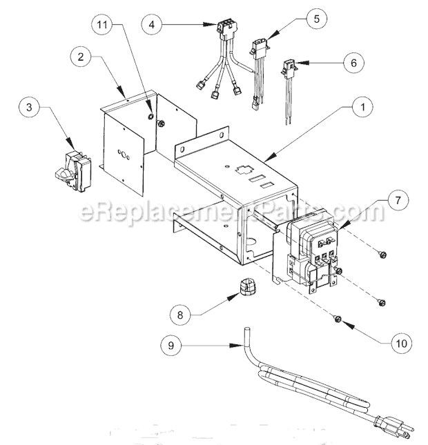 Page C Diagram and Parts List for 1600EF  US Stove Company Furnace
